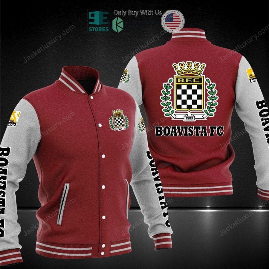 Boavista FC Varsity Baseball Jacket for Men & Women | Soccer Team Fan Gift