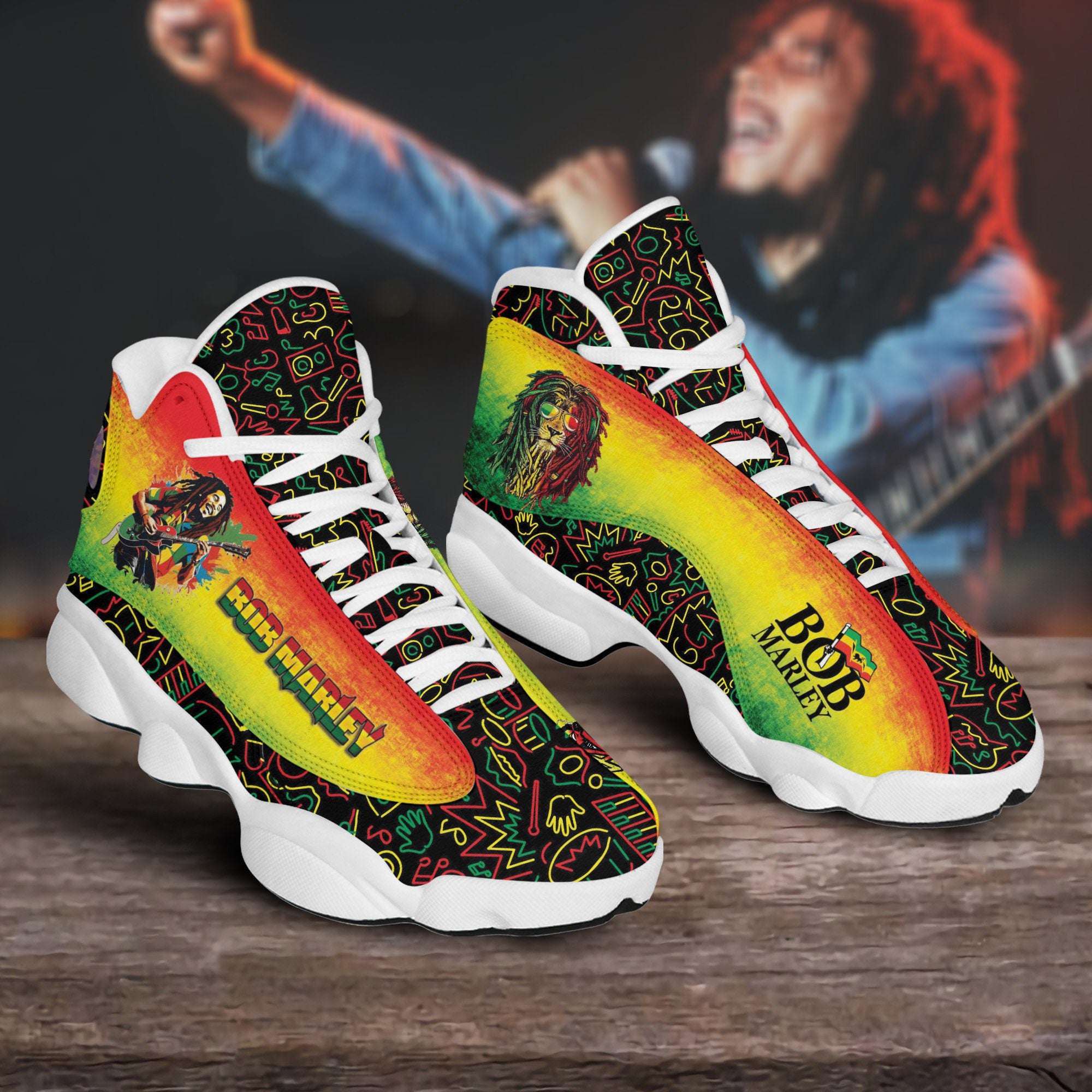 Bob Marley JD13 Sneakers Shoes for Men & Women | Stylish Streetwear Shoes