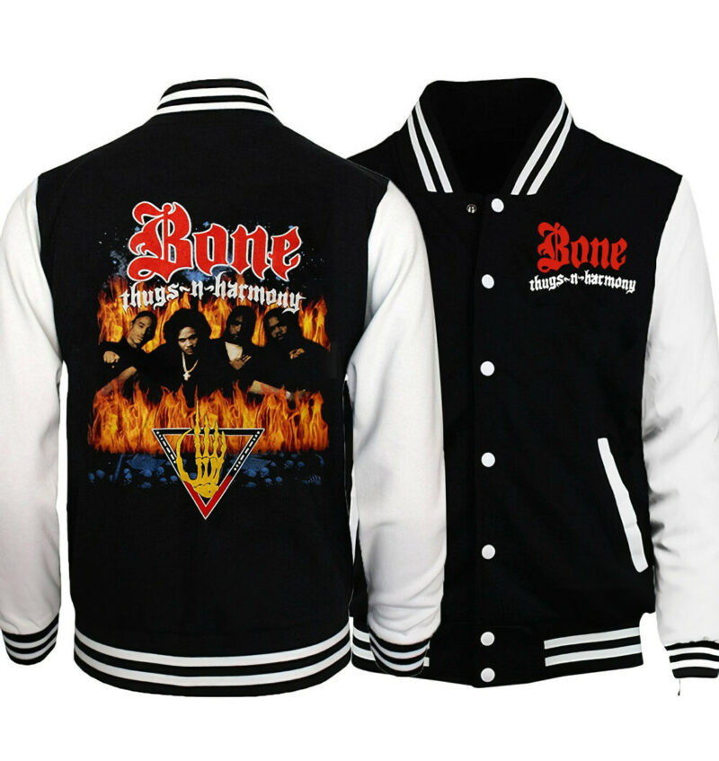 Bone Thugs-N-Harmony Look Into My Eyes Baseball Jacket for Men & Women | Music Fan Gift