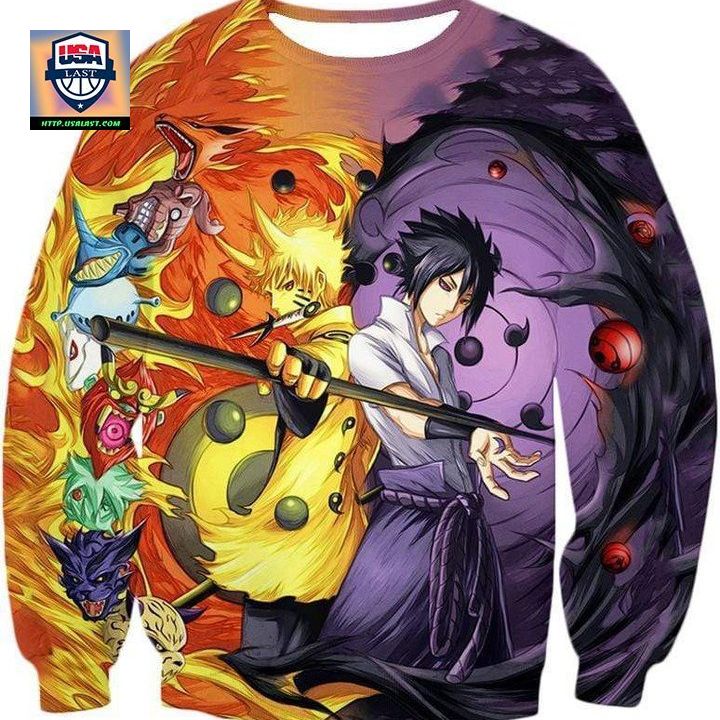 Boruto Brothers Boruto And Sasuke Sweater