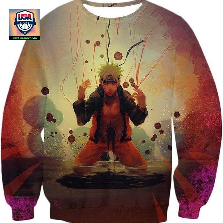 Boruto Nine Tails Beast Jinchuriki Uzumaki Boruto Amazing Sweater