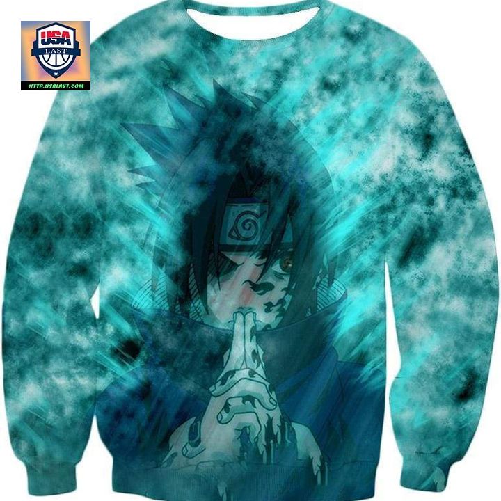 Boruto Sasuke Uchiha Cursed Seal Technique Cool Sweater