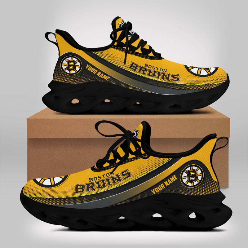 Boston Bruins Max Soul Shoes Sneakers for Men And Women – NHL Hockey Fan Shoes, Team Sneakers - Image 4