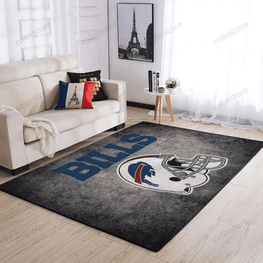 Boston Bruins Team Logo Camo 3D Rectangle Area Rug – Full Print Carpet For Living Room & Bedroom Home Decor