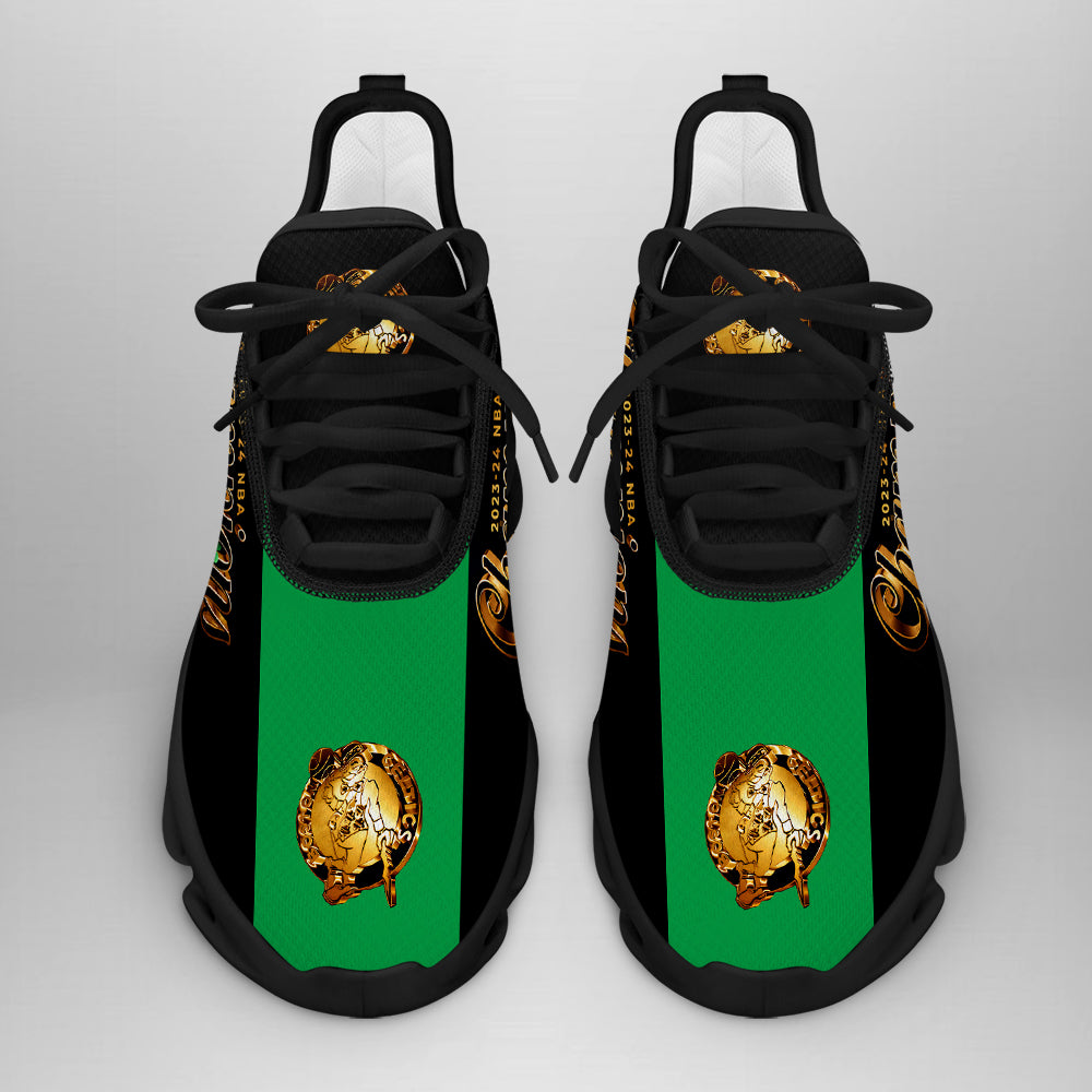 Boston Celtics Max Soul Shoes Sneakers for Men And Women – NBA Basketball Fan Shoes, Team Sneakers - Image 3