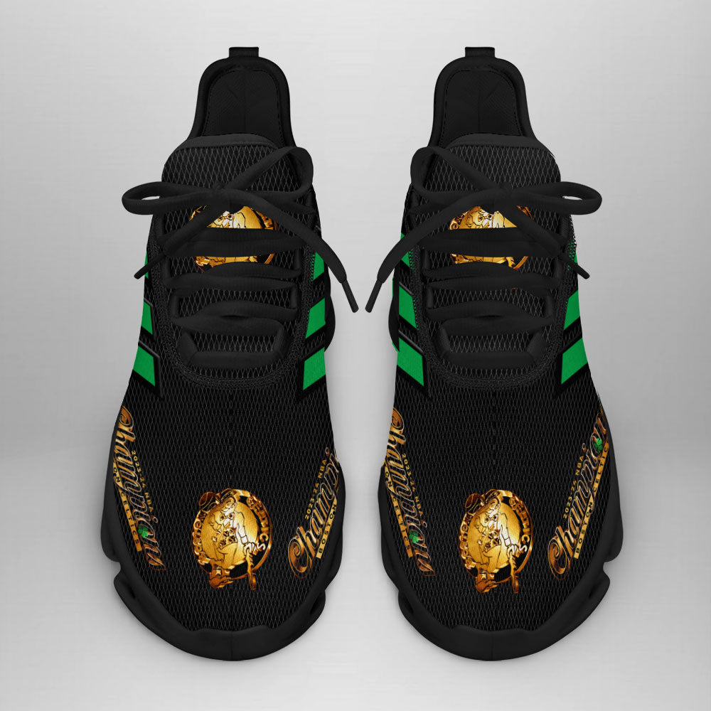 Boston Celtics Max Soul Shoes Sneakers for Men And Women – NBA Basketball Fan Shoes, Team Sneakers - Image 3