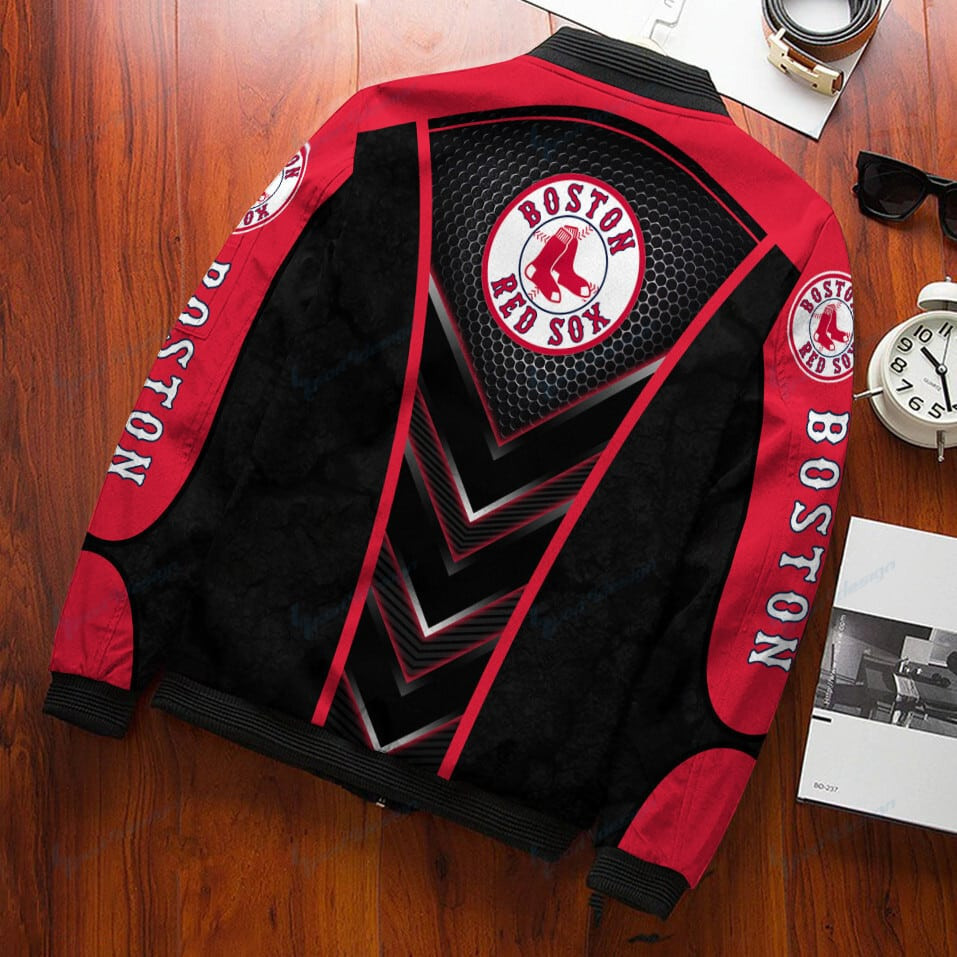 Boston Red Sox Bomber Jacket | MLB Team Jacket for Men & Women | Baseball Fan Gift