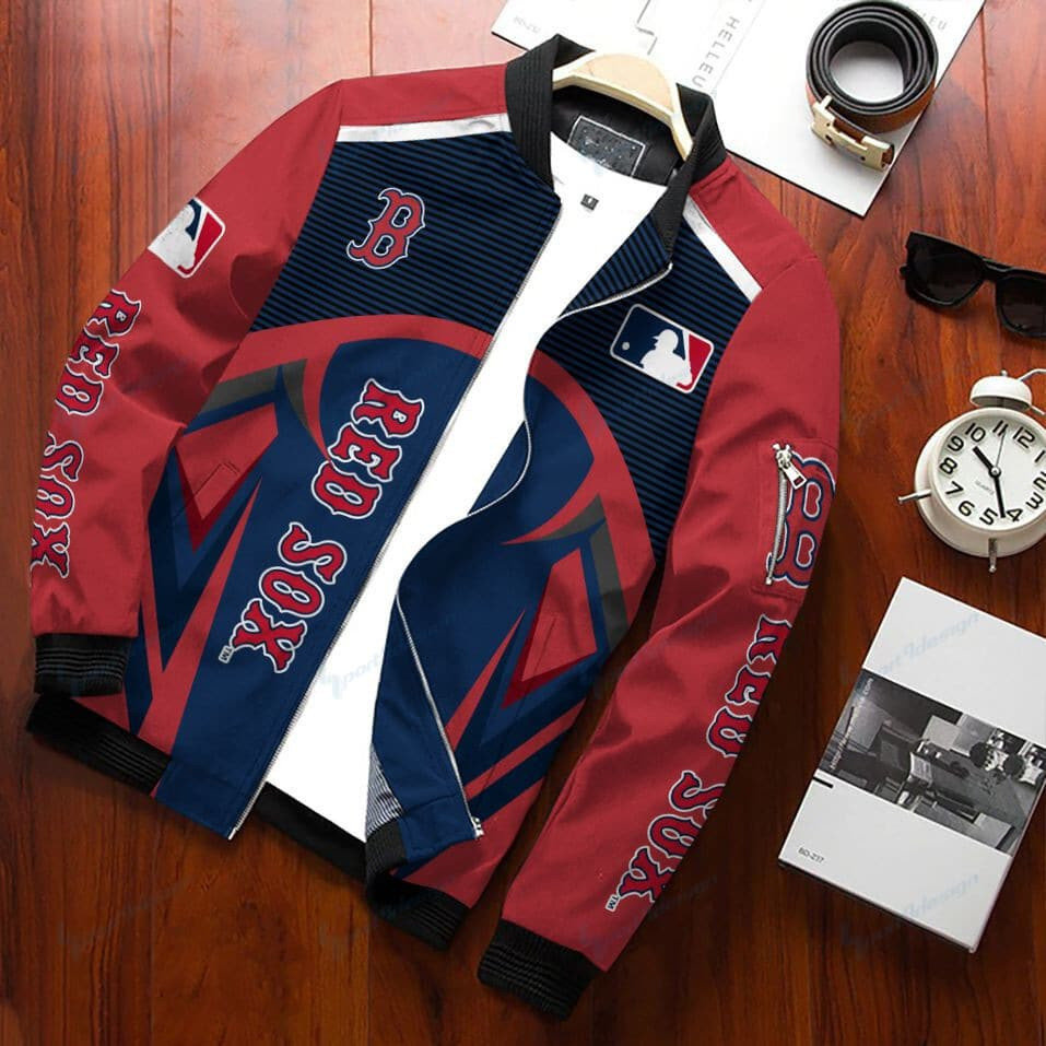 Boston Red Sox Bomber Jacket | MLB Team Jacket for Men & Women | Baseball Fan Gift