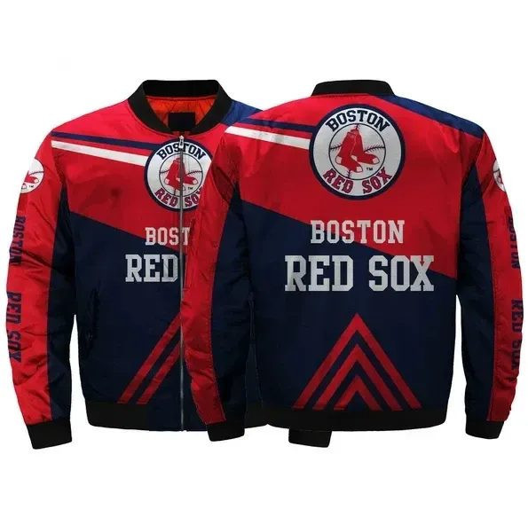 Boston Red Sox Bomber Jacket | MLB Team Jacket for Men & Women | Baseball Fan Gift
