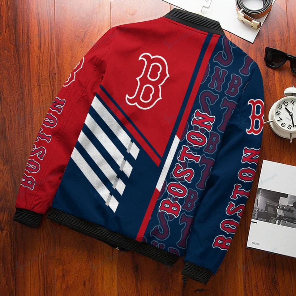 Boston Red Sox Bomber Jacket | MLB Team Jacket for Men & Women | Baseball Fan Gift
