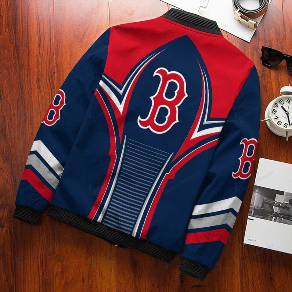 Boston Red Sox Bomber Jacket | MLB Team Jacket for Men & Women | Baseball Fan Gift