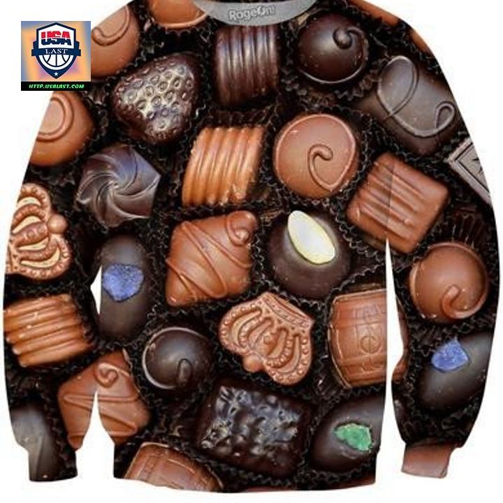 Box Of Chocolates Crewneck Sweaters