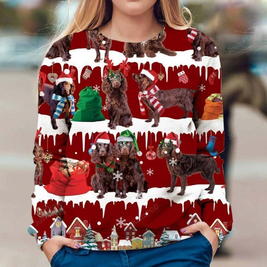 Boykin Spaniel Dog Christmas Ugly Christmas Sweater, Perfect Holiday Gift