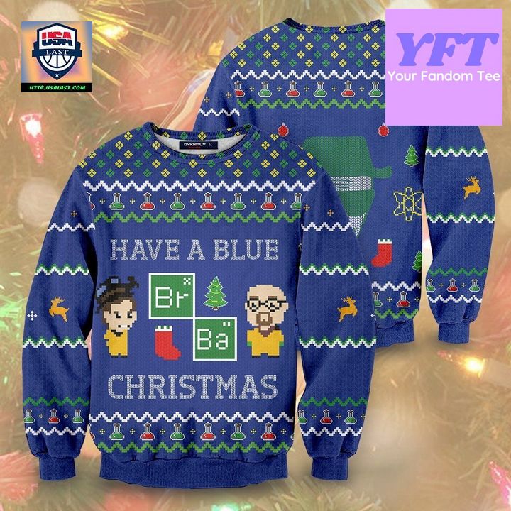 Breaking Bad Xmas 3d Ugly Christmas Sweater
