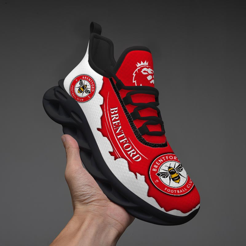 Brentford FC Max Soul Shoes Sneakers for Men And Women – Soccer Fan Shoes, Team Sneakers - Image 4