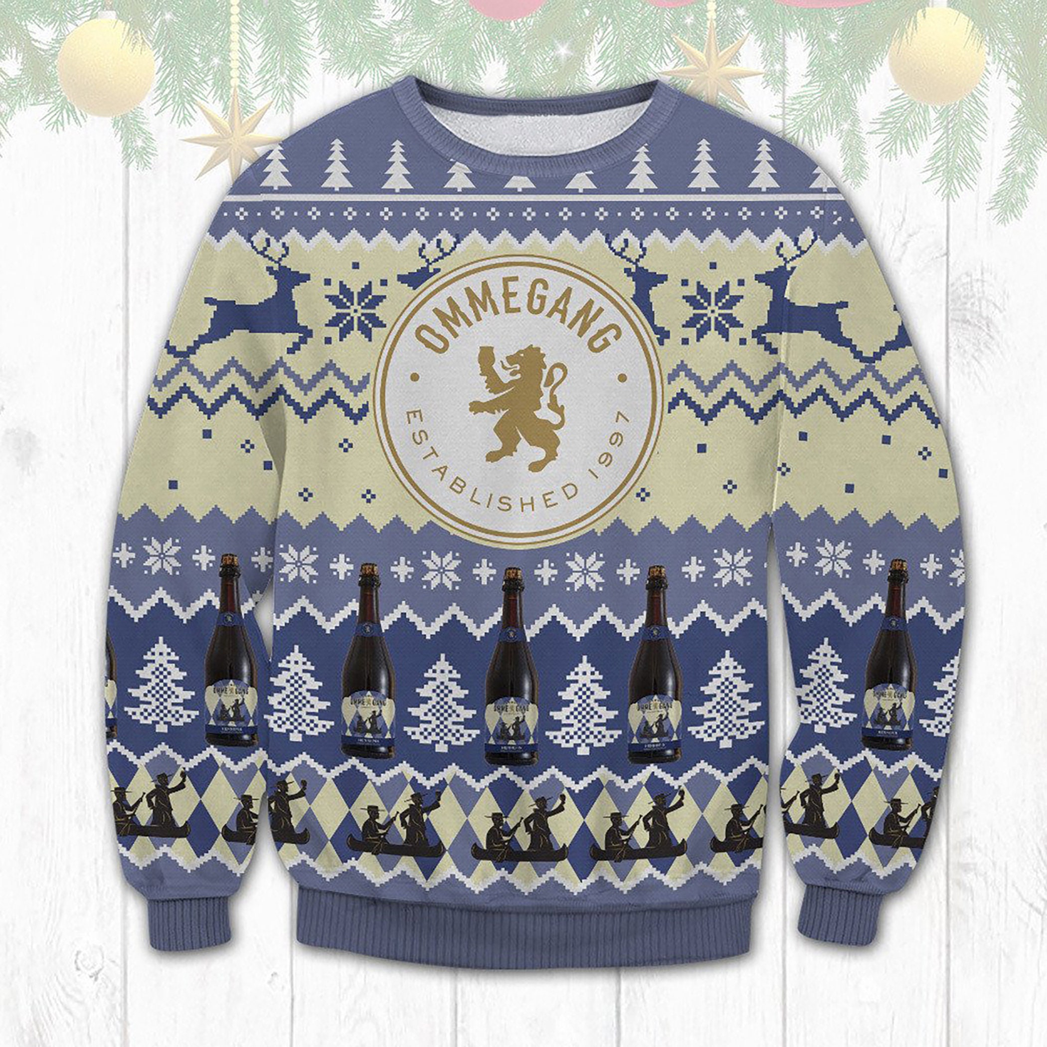 Brewery Ommegang Hennepin Christmas Ugly Christmas Sweater