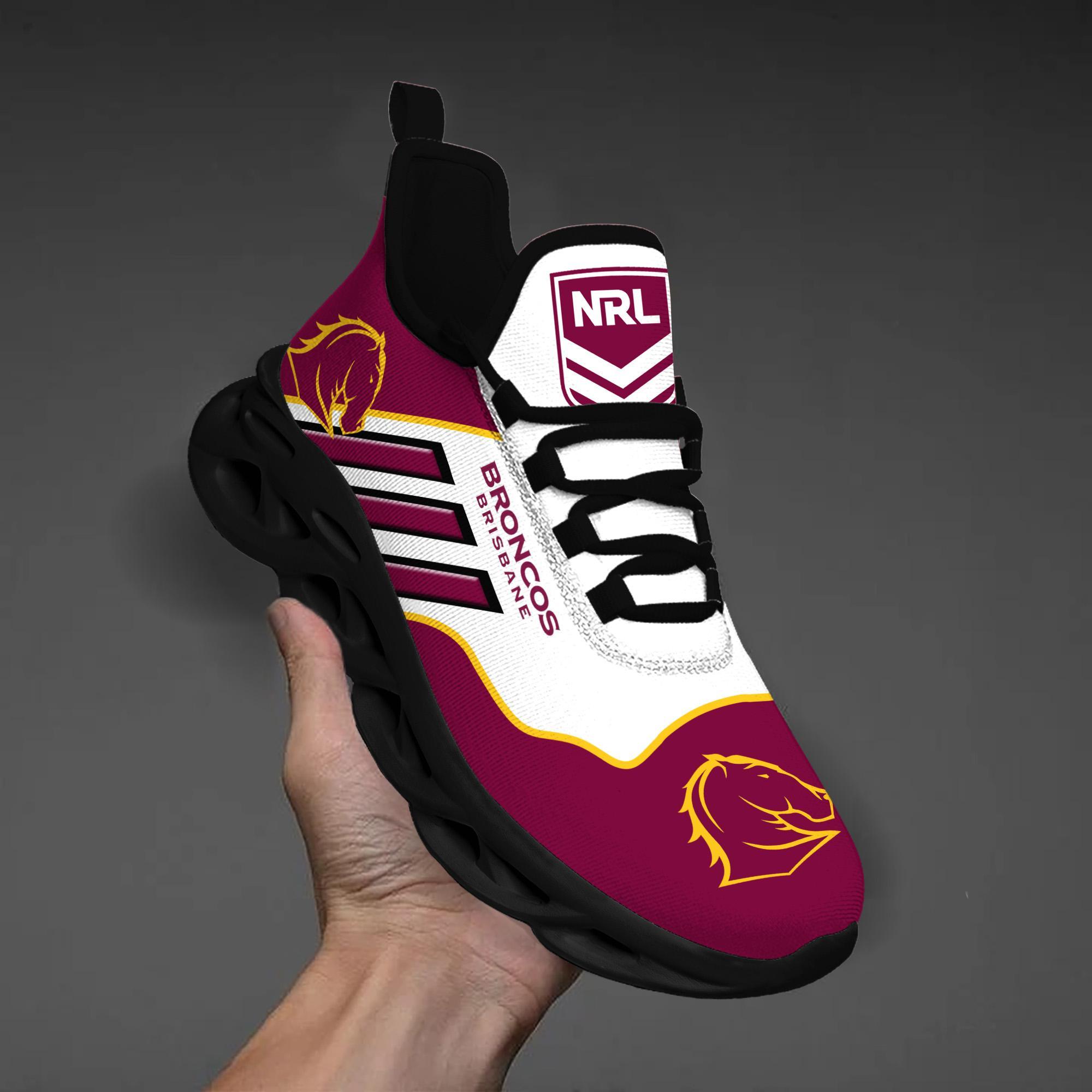 Brisbane Broncos Max Soul Shoes Sneakers for Men And Women – NFL Football Fan Shoes, Team Sneakers - Image 3