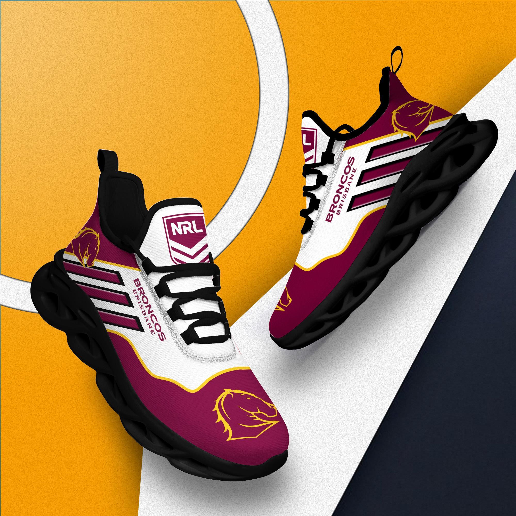 Brisbane Broncos Max Soul Shoes Sneakers for Men And Women – NFL Football Fan Shoes, Team Sneakers - Image 8