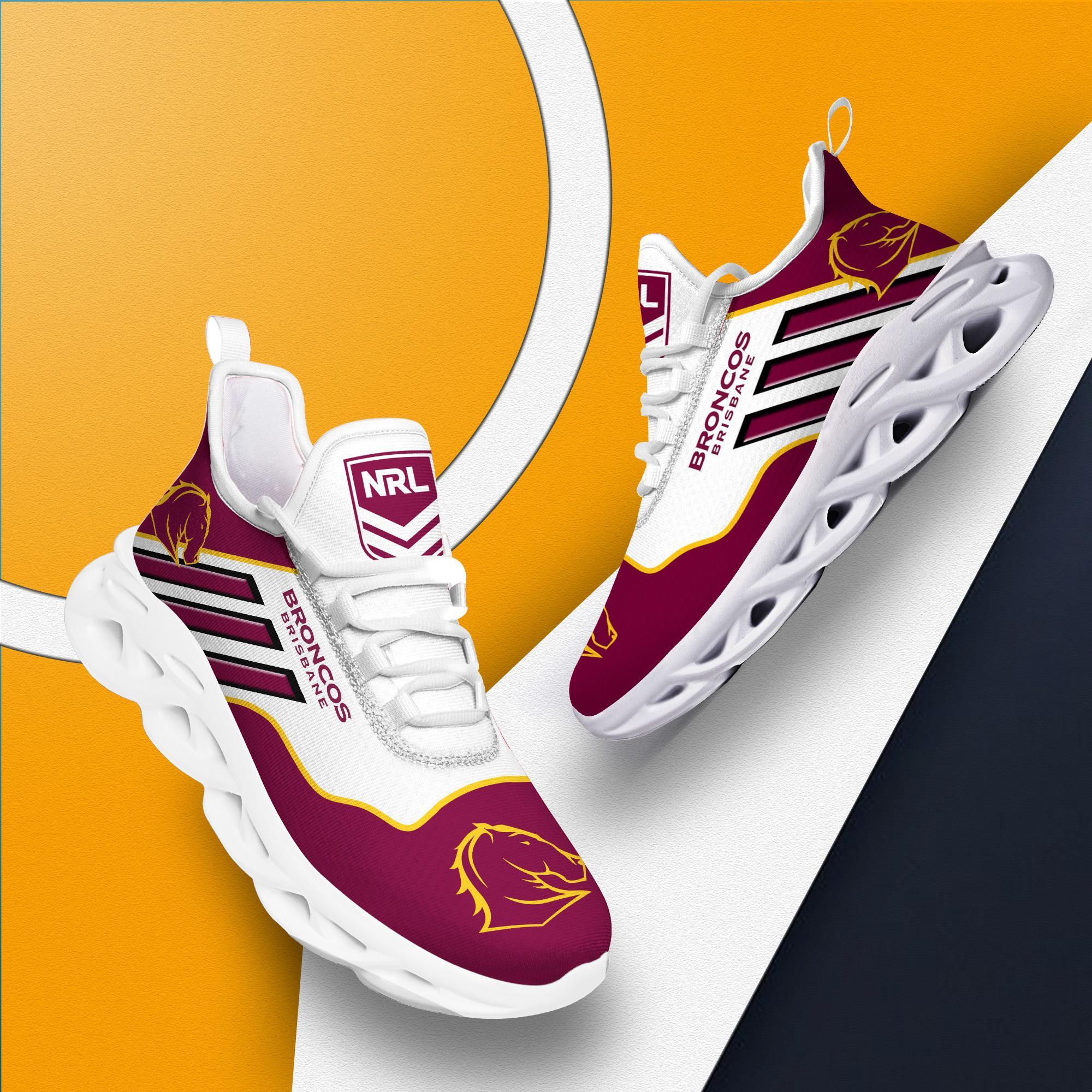 Brisbane Broncos Max Soul Shoes Sneakers for Men And Women – NFL Football Fan Shoes, Team Sneakers - Image 7