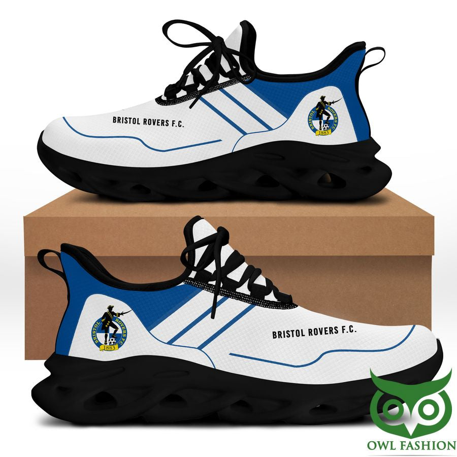 Bristol Rovers FC Max Soul Shoes Sneakers for Men And Women – Soccer Fan Shoes, Team Sneakers