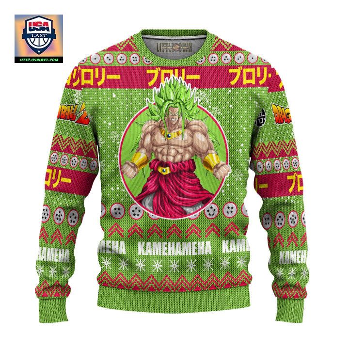Broly Ugly Christmas Sweater And 3D Hoodie Dragon Ball Z Xmas Gift