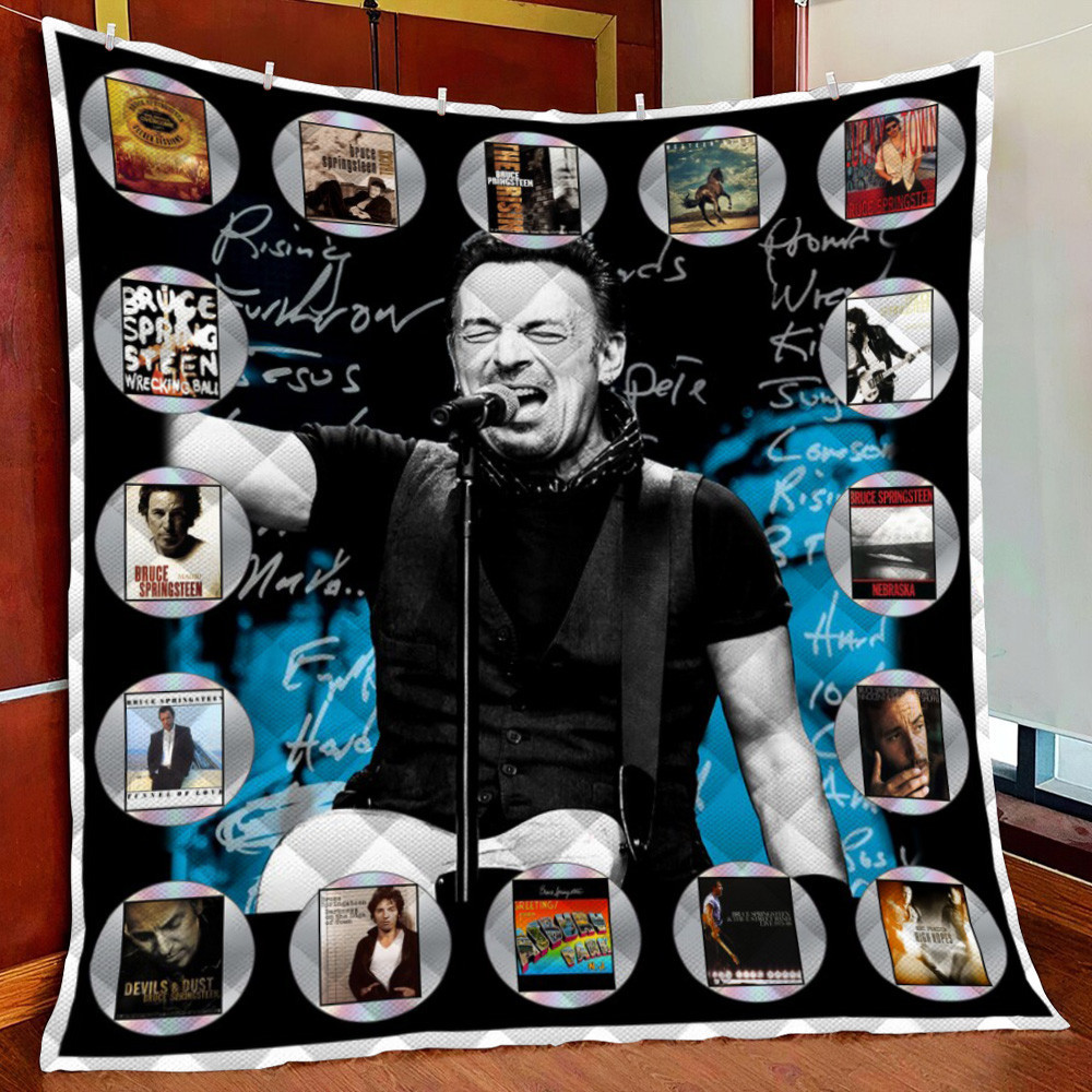 Bruce Springsteen Fleece Blanket Quilt Blanket For Bed