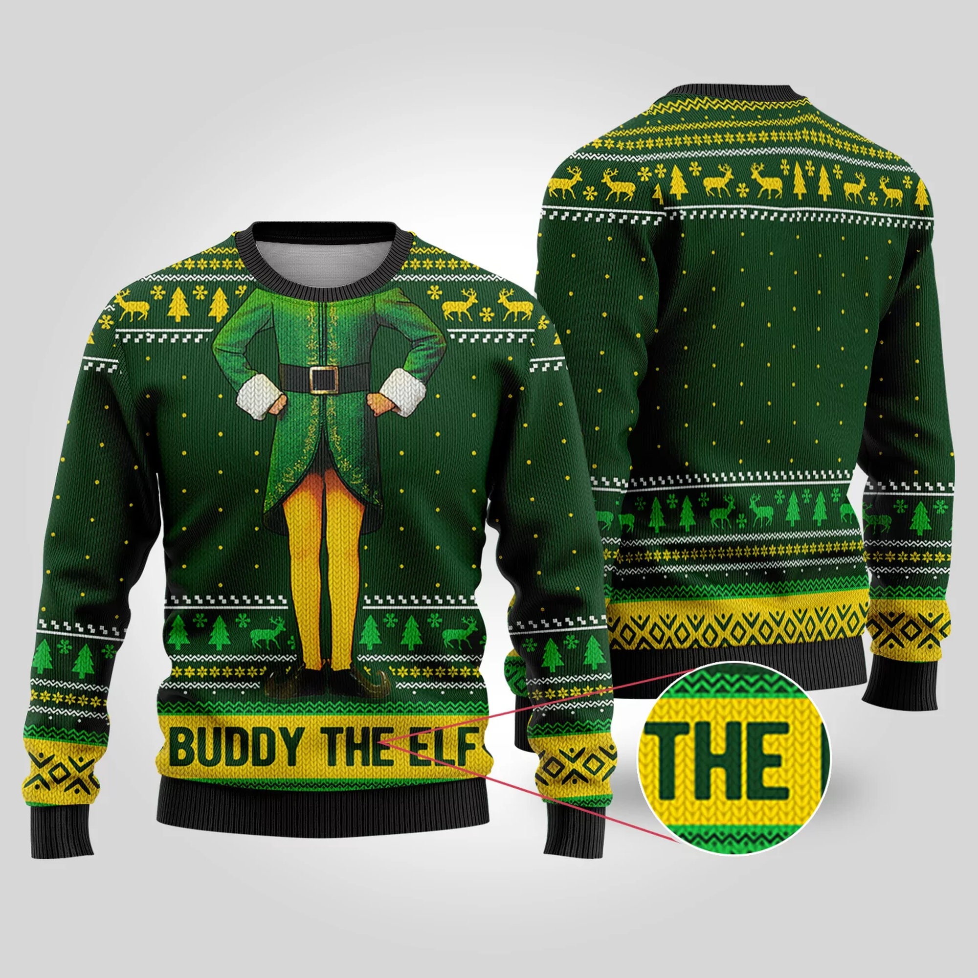 Buddy The Elf Ugly Christmas Sweater