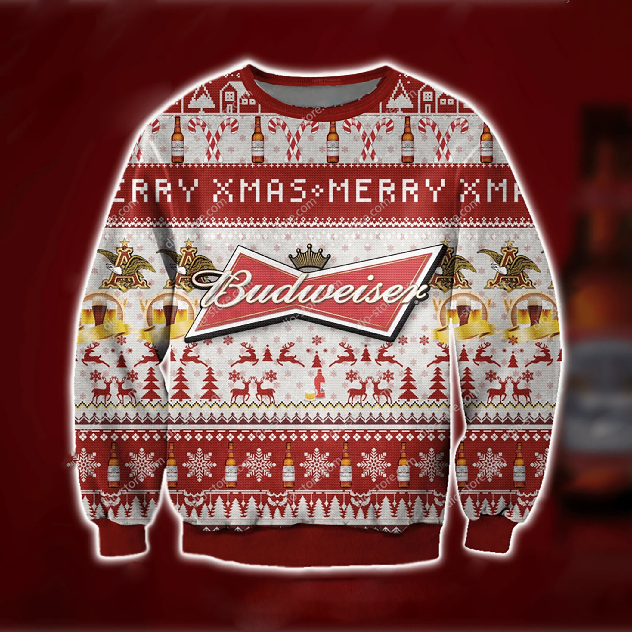 Budweiser Ugly Christmas Sweater