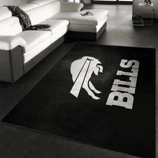 Buffalo Bills 3D Rectangle Area Rug – Full Print Carpet For Living Room & Bedroom Home Decor