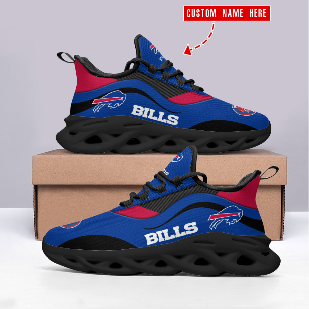 Buffalo Bills Max Soul Shoes Sneakers for Men And Women – NFL Football Fan Shoes, Team Sneakers