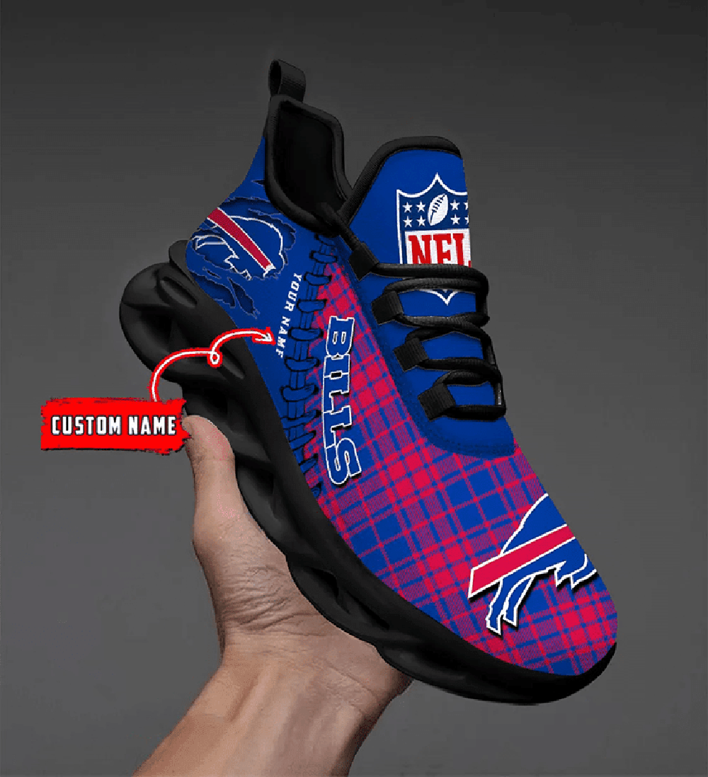 Buffalo Bills Max Soul Shoes Sneakers for Men And Women – NFL Football Fan Shoes, Team Sneakers - Image 4