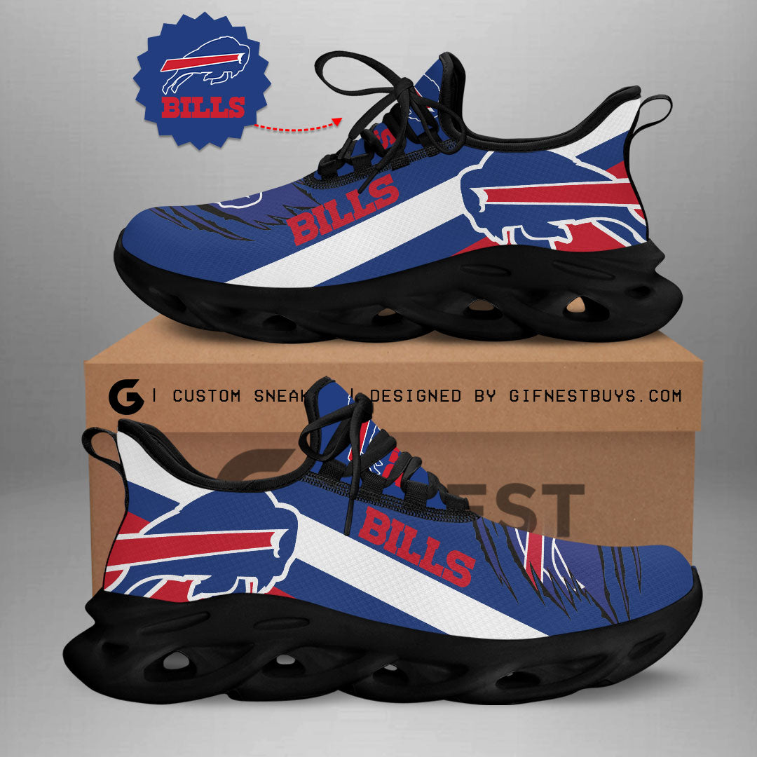 Buffalo Bills Max Soul Shoes Sneakers for Men And Women – NFL Football Fan Shoes, Team Sneakers