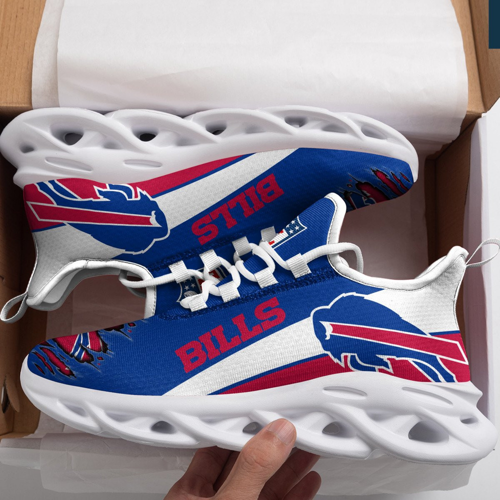 Buffalo Bills Max Soul Shoes Sneakers for Men And Women – NFL Football Fan Shoes, Team Sneakers