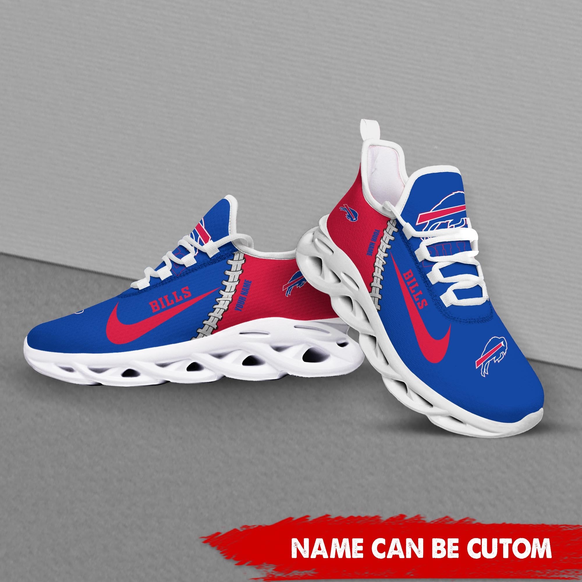 Buffalo Bills Max Soul Shoes Sneakers for Men And Women – NFL Football Fan Shoes, Team Sneakers - Image 4