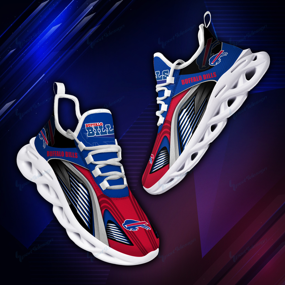 Buffalo Bills Max Soul Shoes Sneakers for Men And Women – NFL Football Fan Shoes, Team Sneakers
