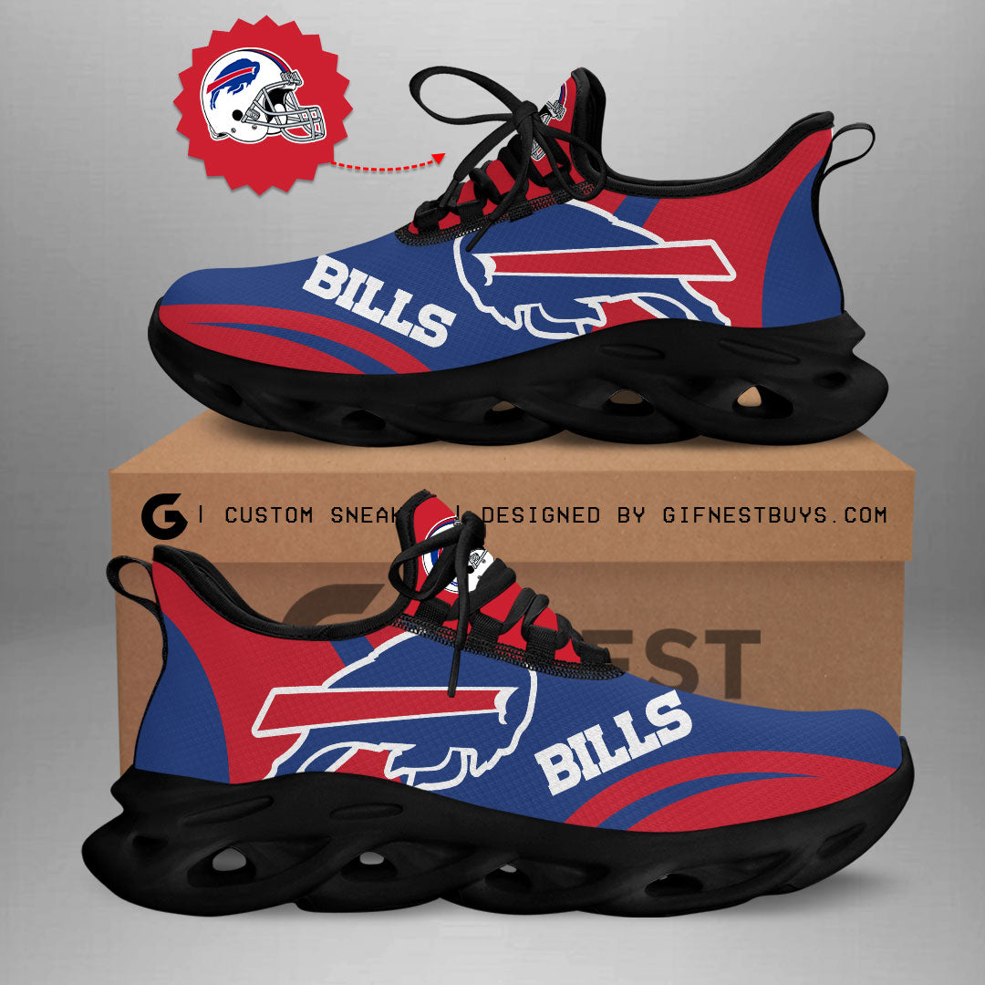 Buffalo Bills Max Soul Shoes Sneakers for Men And Women – NFL Football Fan Shoes, Team Sneakers