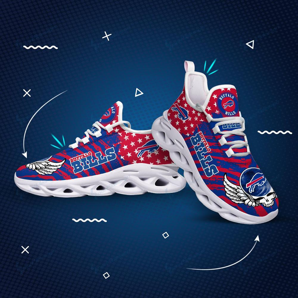 Buffalo Bills Max Soul Shoes Sneakers for Men And Women – NFL Football Fan Shoes, Team Sneakers - Image 3