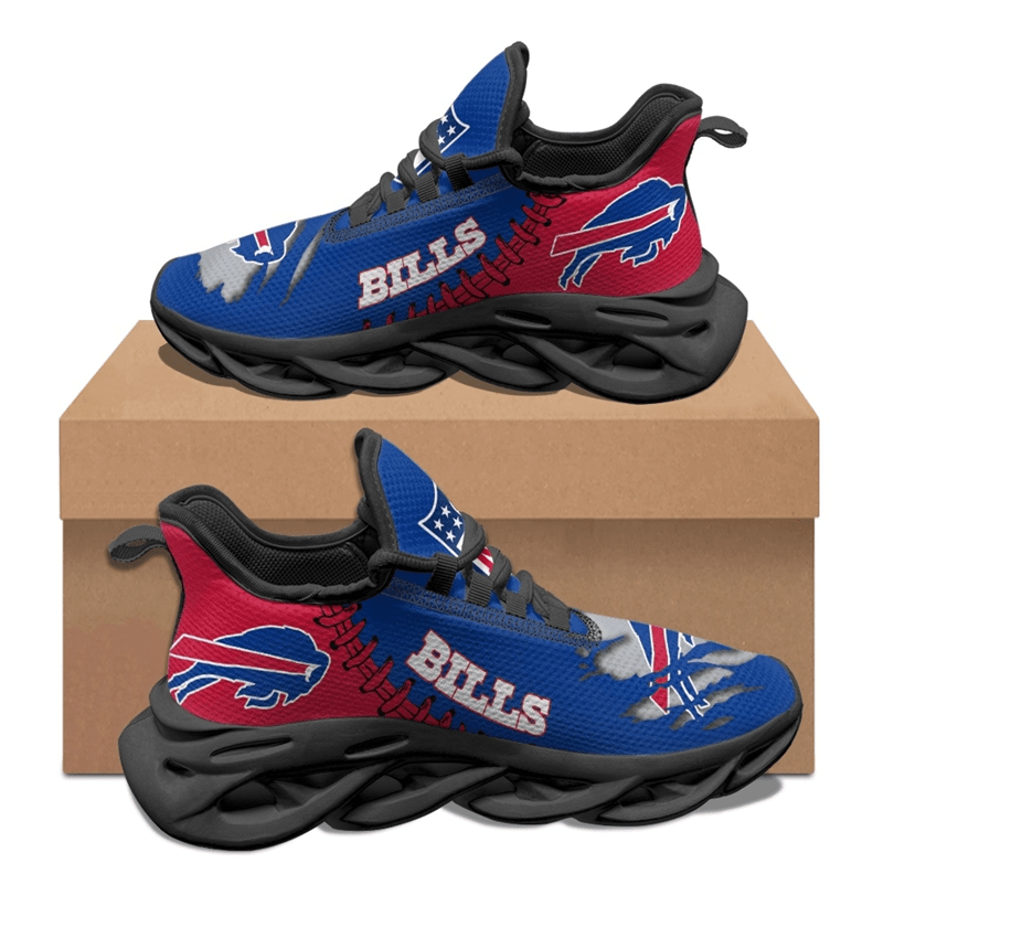Buffalo Bills Max Soul Shoes Sneakers for Men And Women – NFL Football Fan Shoes, Team Sneakers