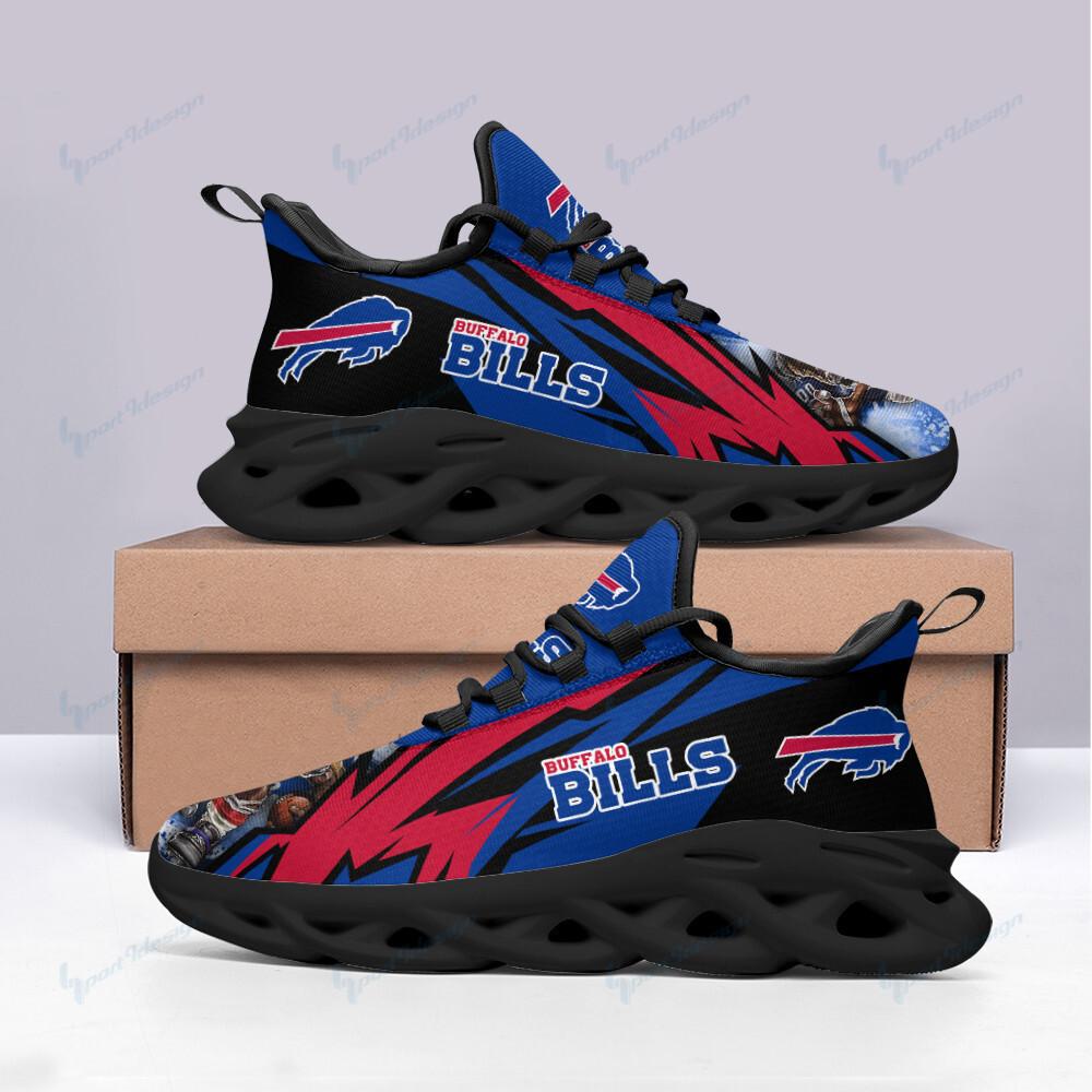 Buffalo Bills Max Soul Shoes Sneakers for Men And Women – NFL Football Fan Shoes, Team Sneakers - Image 3