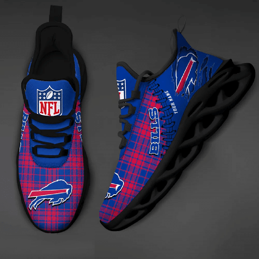 Buffalo Bills Max Soul Shoes Sneakers for Men And Women – NFL Football Fan Shoes, Team Sneakers - Image 3