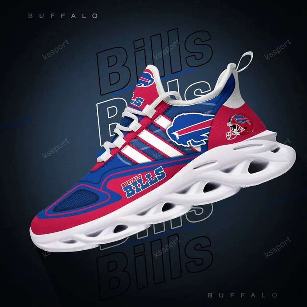 Buffalo Bills Max Soul Shoes Sneakers for Men And Women – NFL Football Fan Shoes, Team Sneakers
