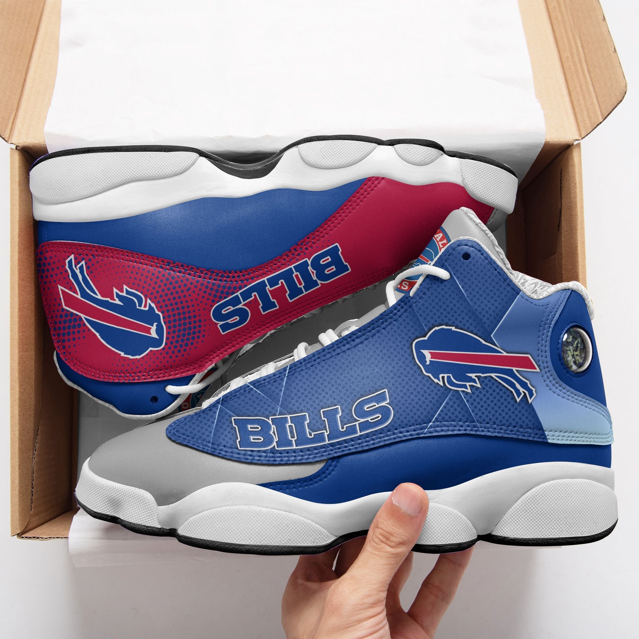 Buffalo Bills NFL JD13 Sneakers Shoes for Men & Women | Custom Fan Gift