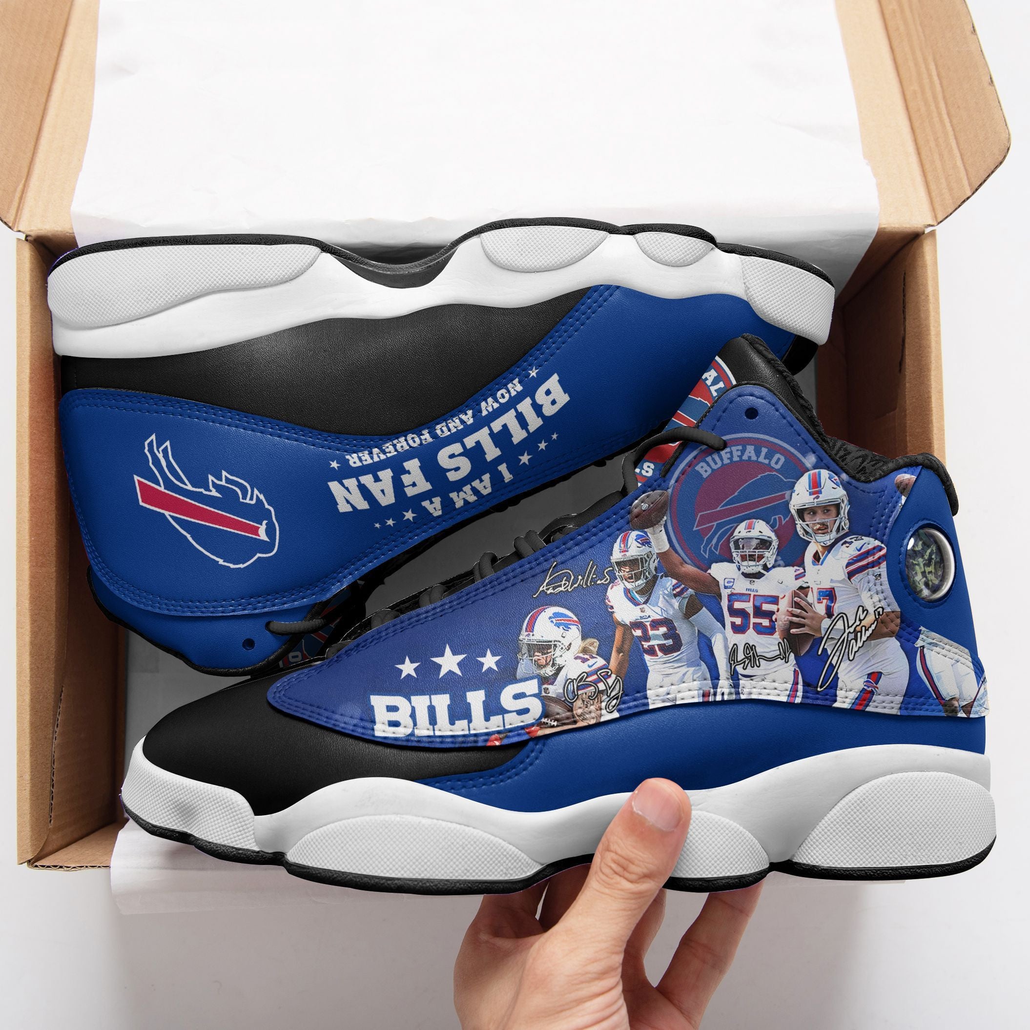 Buffalo Bills NFL JD13 Sneakers Shoes for Men & Women | Custom Fan Gift