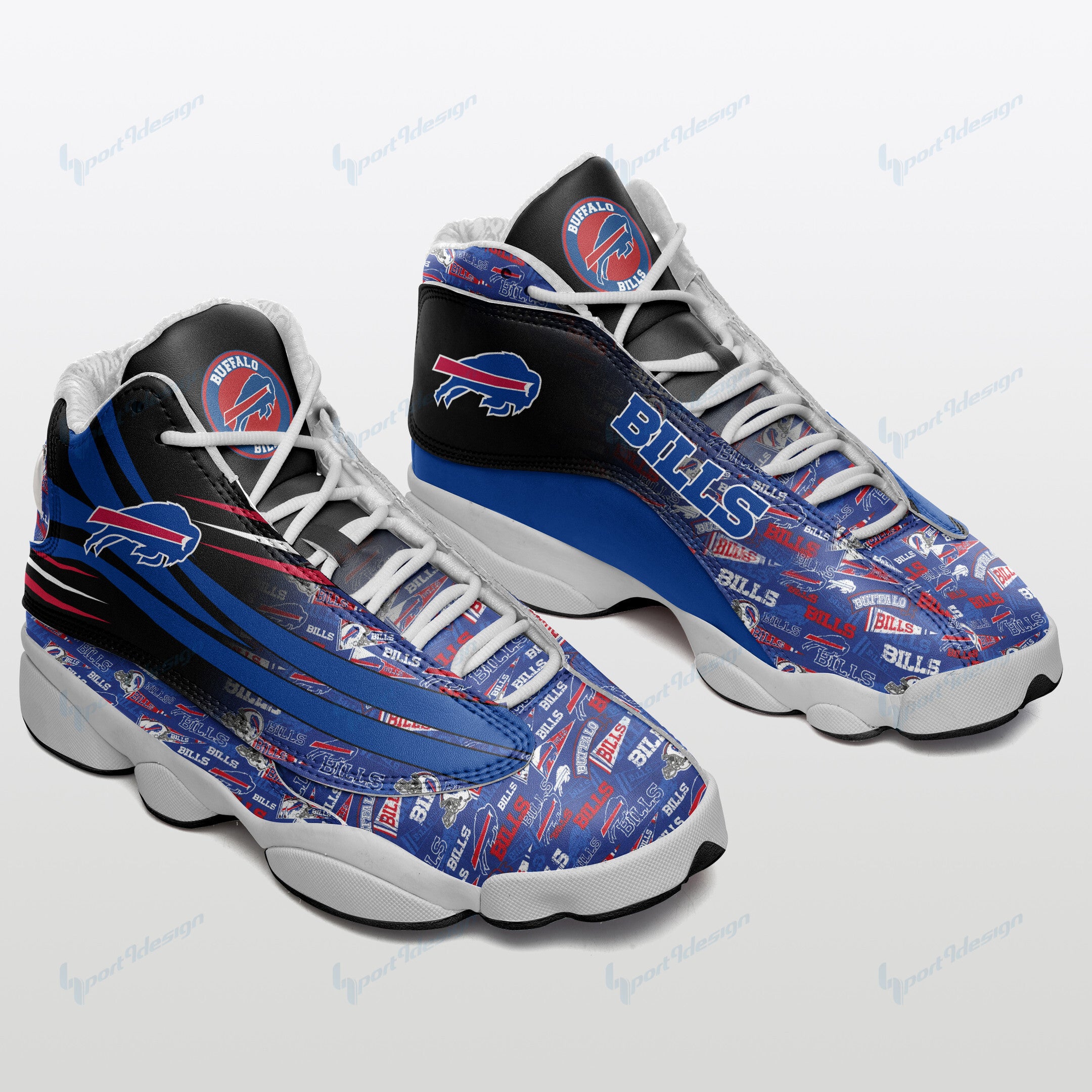 Buffalo Bills NFL JD13 Sneakers Shoes for Men & Women | Custom Fan Gift