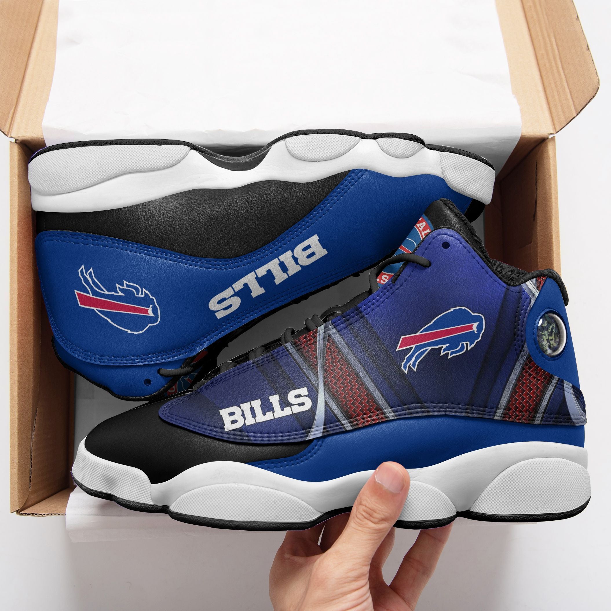 Buffalo Bills NFL JD13 Sneakers Shoes for Men & Women | Custom Fan Gift