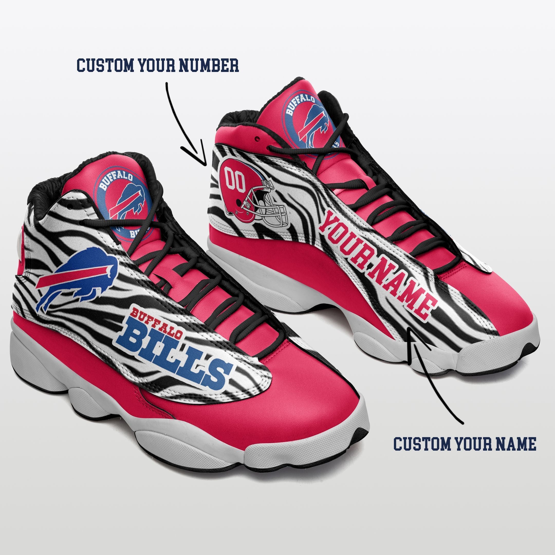 Buffalo Bills NFL JD13 Sneakers Shoes for Men & Women | Custom Fan Gift