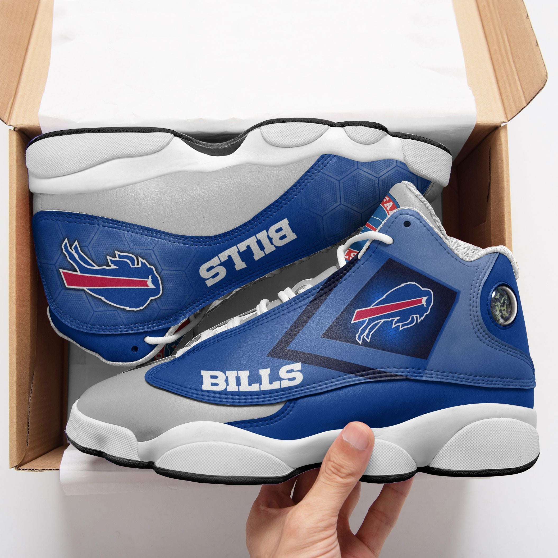 Buffalo Bills NFL JD13 Sneakers Shoes for Men & Women | Custom Fan Gift