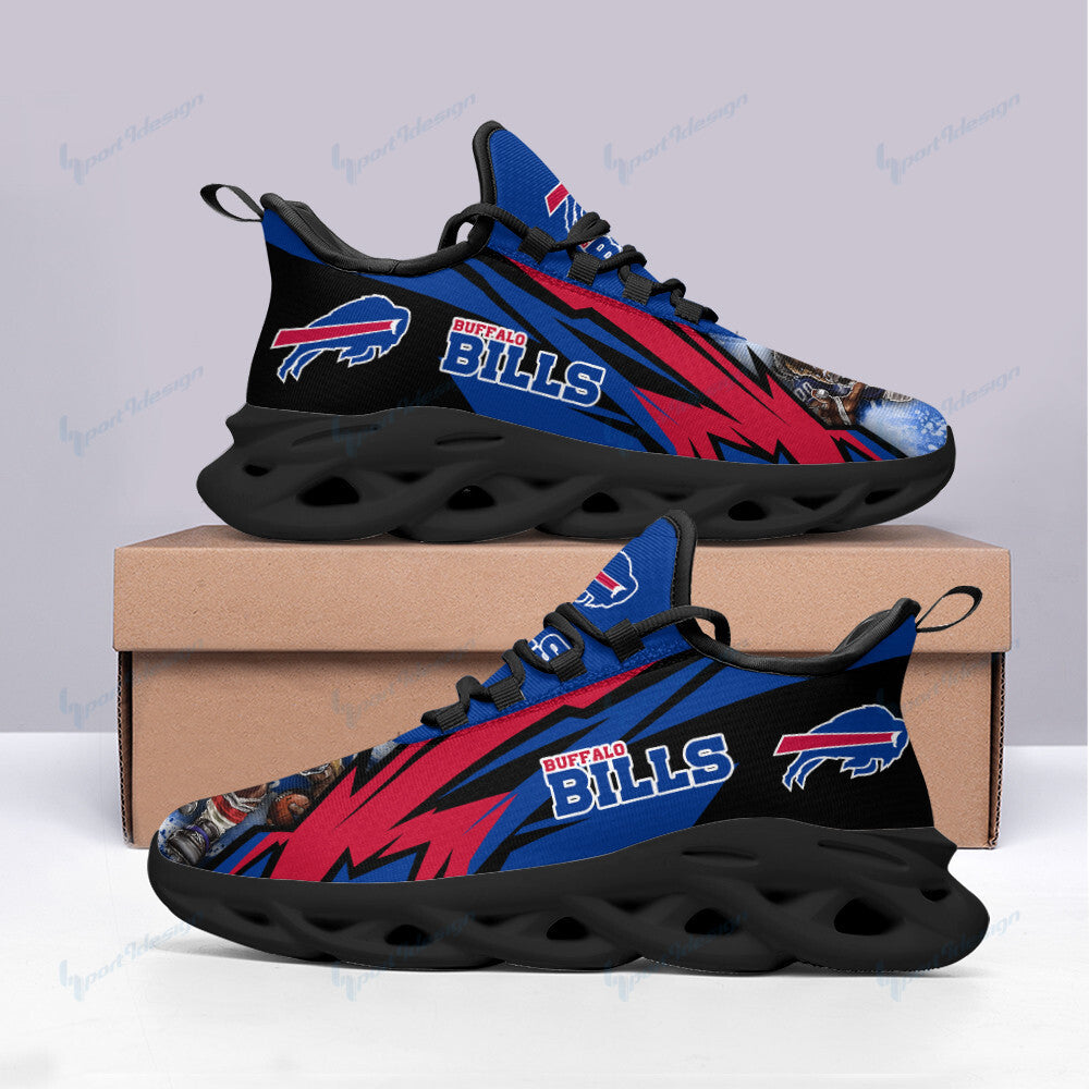 Buffalo Bills NFL Max Soul Shoes Sneakers for Men And Women – NFL Football Fan Shoes, Team Sneakers - Image 3