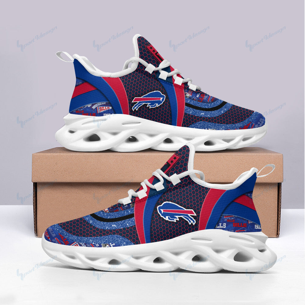 Buffalo Bills NFL Max Soul Shoes Sneakers for Men And Women – NFL Football Fan Shoes, Team Sneakers