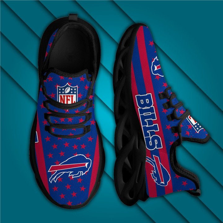 Buffalo Bills NFL Max Soul Shoes Sneakers for Men And Women – NFL Football Fan Shoes, Team Sneakers - Image 5
